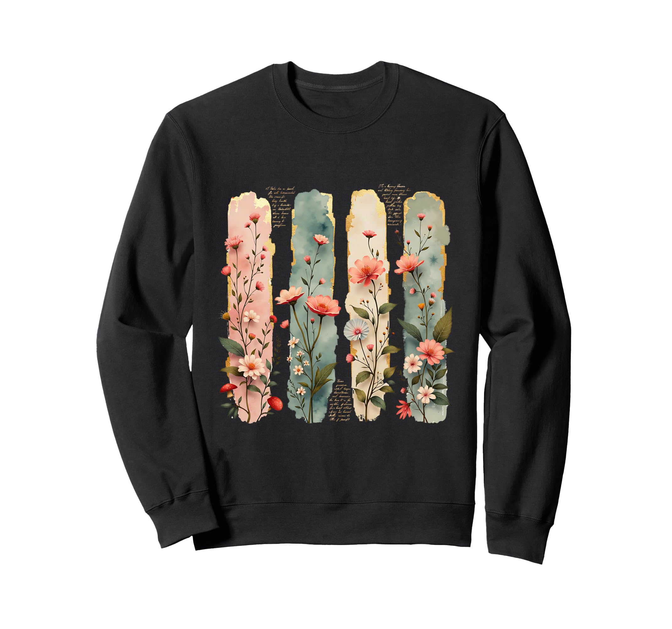 Watercolor Floral Art Sweatshirt - Streetwear Style Unisex - T-Shirt, Sweatshirt, Hoodie