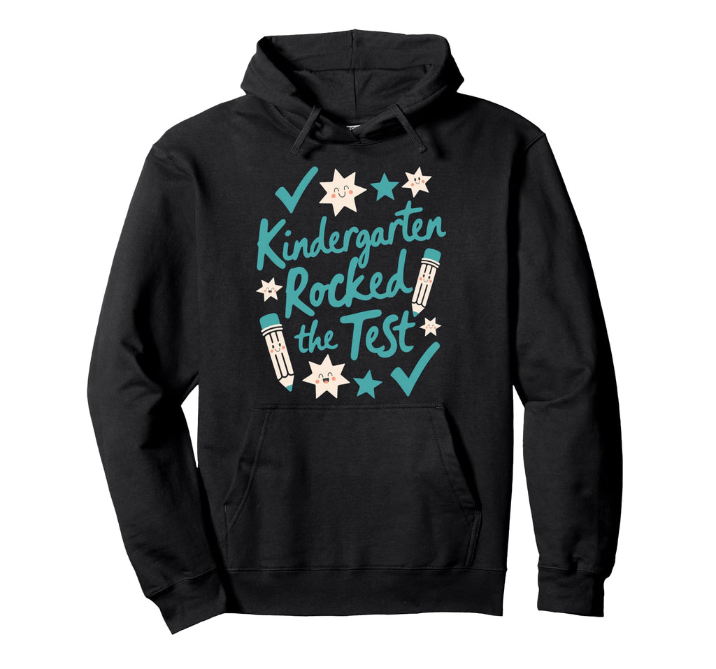 Kindergarten Teacher Testing Season Groovy Hoodie - Graphic Print Unisex - T-Shirt, Sweatshirt, Hoodie