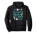Kindergarten Teacher Testing Season Groovy Hoodie - Graphic Print Unisex - T-Shirt, Sweatshirt, Hoodie