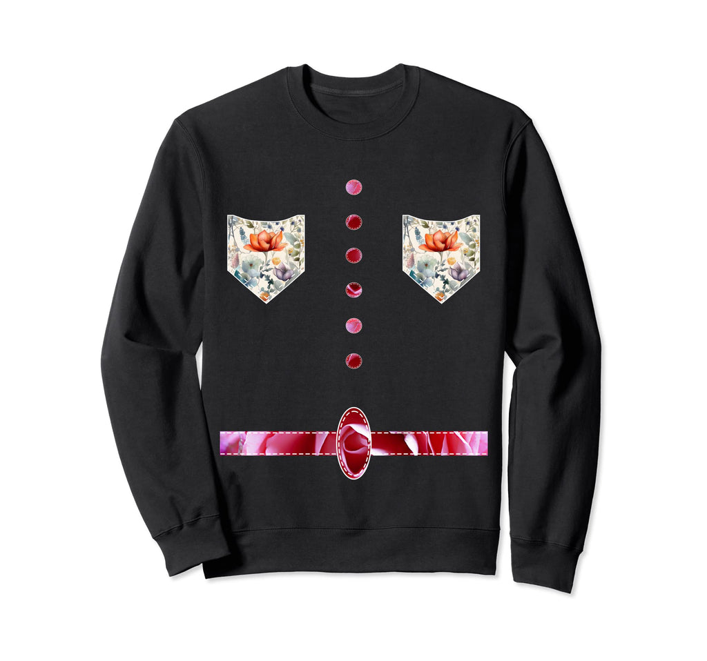 Floral Pockets 1920S Blooming Sweatshirt - Streetwear Style Unisex - T-Shirt, Sweatshirt, Hoodie
