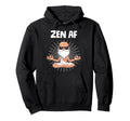 Funny Yoga Lotus Pose Meditation Hoodie - Fun Novelty Design for Adults - T-Shirt, Sweatshirt, Hoodie