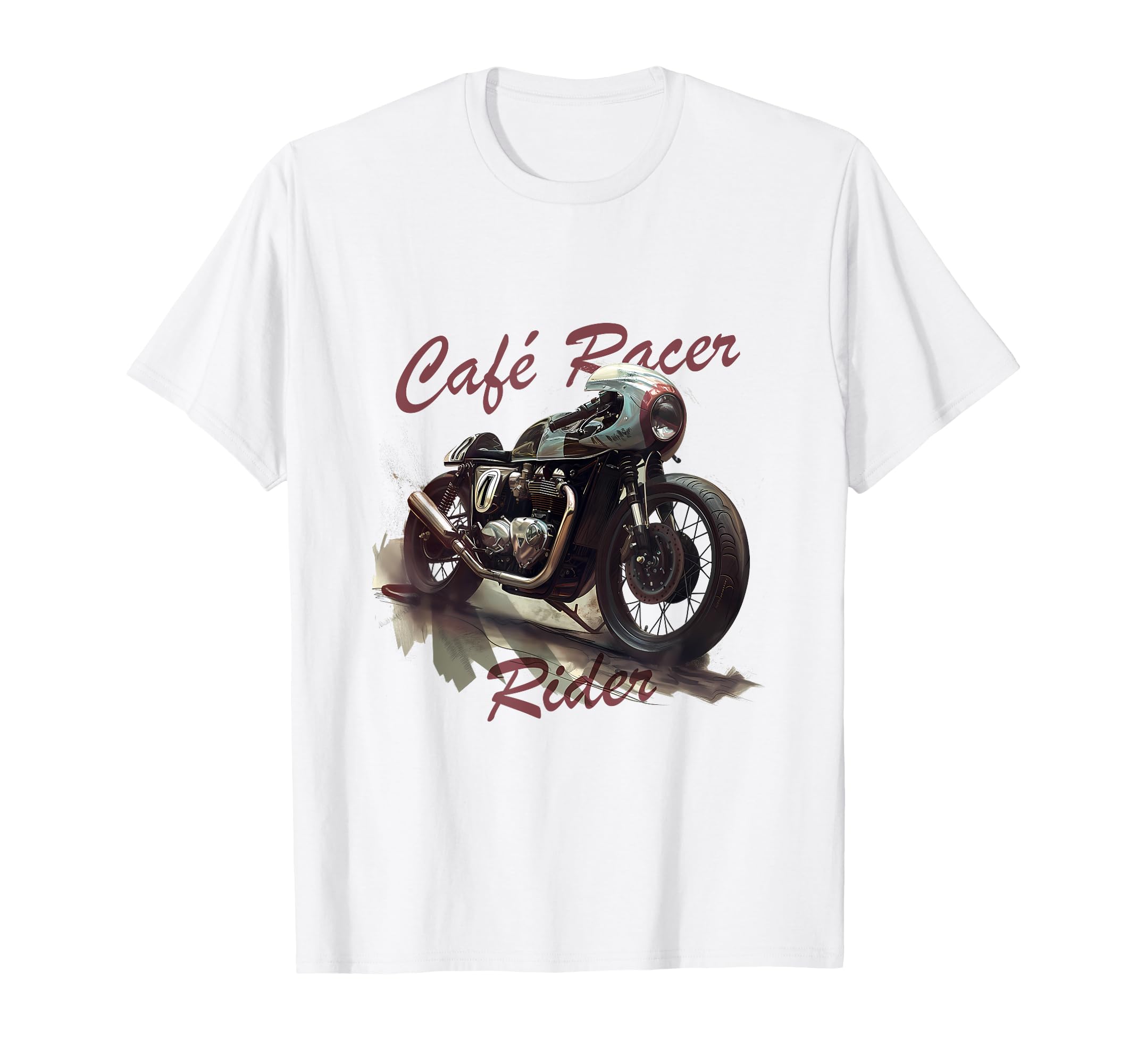 Cafe Racer Motorcycle Moto Bike T-Shirt - Unique Graphic for Adults - T-Shirt, Sweatshirt, Hoodie