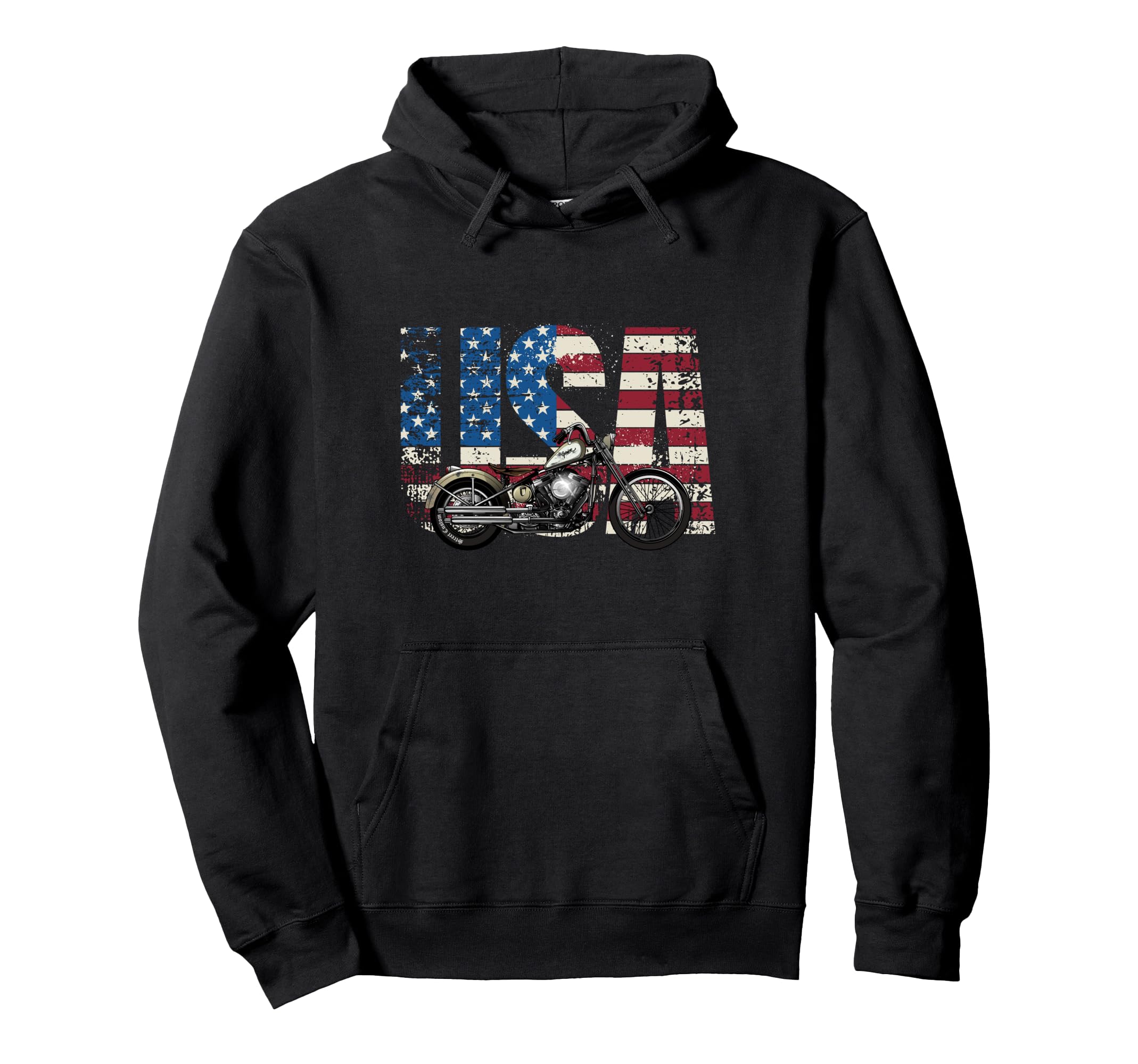 Motorcycle Usa Motorcycle Hoodie - Unique Graphic for Adults - T-Shirt, Sweatshirt, Hoodie