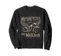 Motorcycles And Mascara Womens Motor Sweatshirt - Trendy Graphic Men Women - T-Shirt, Sweatshirt, Hoodie