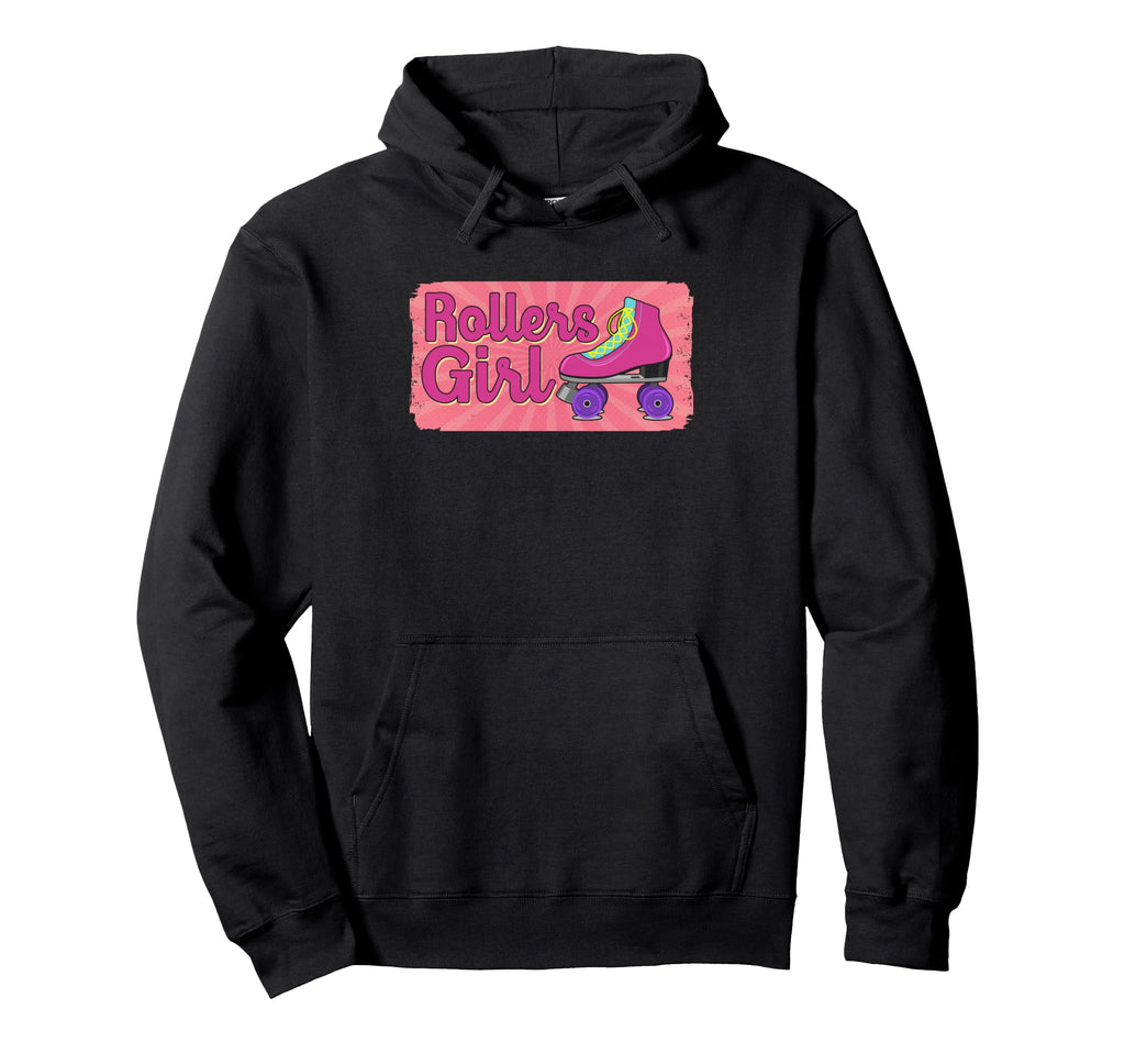 70S 80S Skating Roller Skates Hoodie - Novelty Apparel for Adults - T-Shirt, Sweatshirt, Hoodie