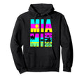 Miami Beach Florida Vaperwave Hoodie - Novelty Apparel for Adults - T-Shirt, Sweatshirt, Hoodie
