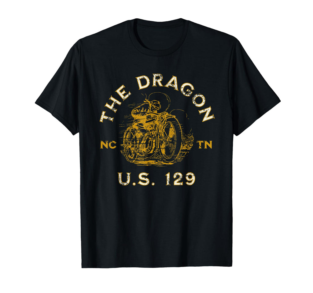 Dragon Us 129 Tn Nc Usa Motorcycle T-Shirt - Fun Novelty Design Men Women - T-Shirt, Sweatshirt, Hoodie