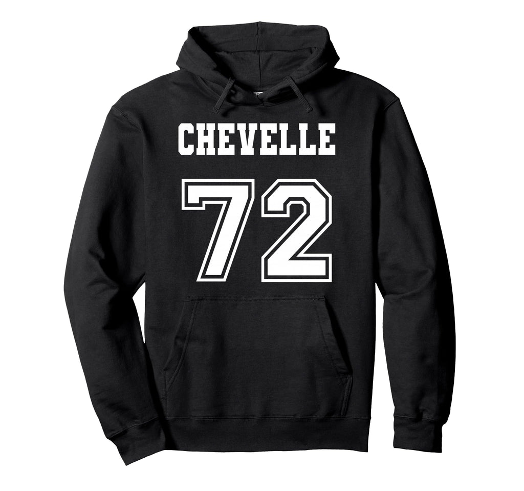 Jersey Chevelle 72 1972 Old School Muscle Hoodie - Graphic Print Men Women - T-Shirt, Sweatshirt, Hoodie