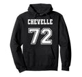 Jersey Chevelle 72 1972 Old School Muscle Hoodie - Graphic Print Men Women - T-Shirt, Sweatshirt, Hoodie