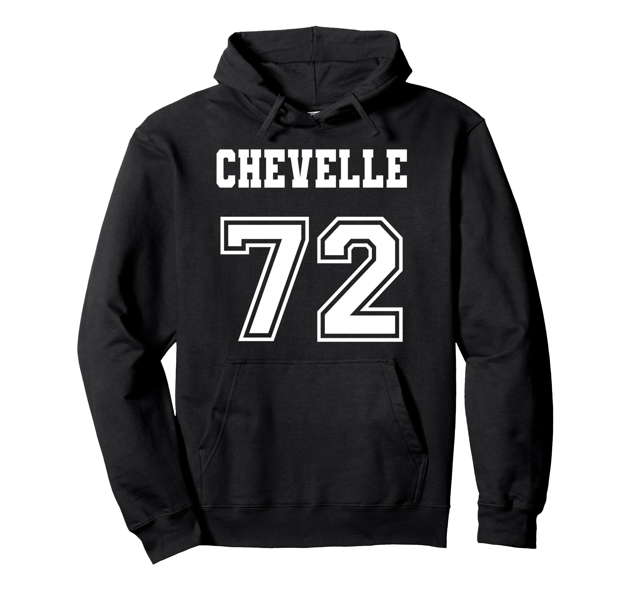 Jersey Chevelle 72 1972 Old School Muscle Hoodie - Graphic Print Men Women - T-Shirt, Sweatshirt, Hoodie