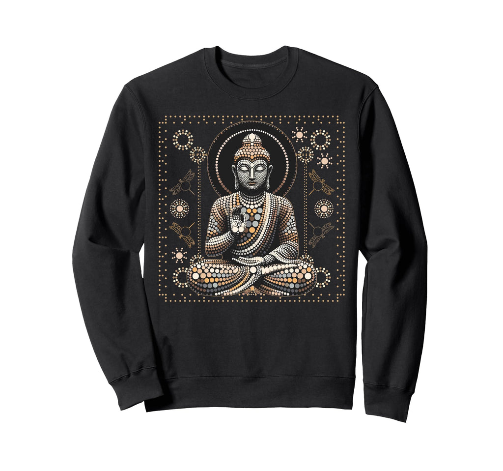 Buddha Zen Buddhism Elegant Zen Sweatshirt - Custom Art Print Men Women - T-Shirt, Sweatshirt, Hoodie