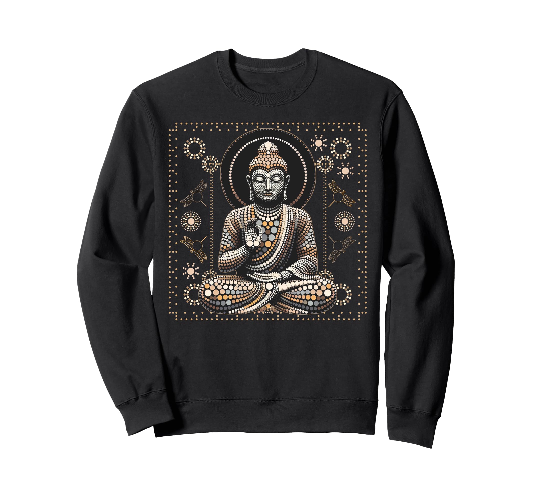 Buddha Zen Buddhism Elegant Zen Sweatshirt - Custom Art Print Men Women - T-Shirt, Sweatshirt, Hoodie