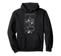 Vinyl Record Player Schematic Patent Hoodie - Custom Art Print Men Women - T-Shirt, Sweatshirt, Hoodie