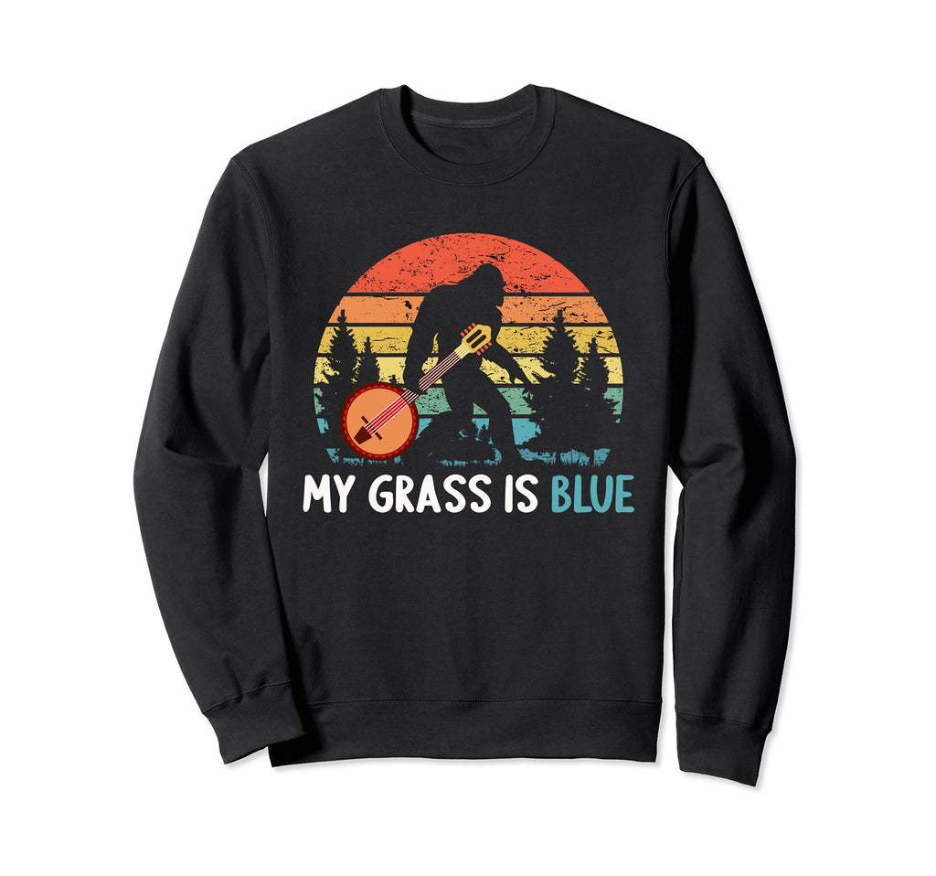 Blue Banjo Bluegrass Festival Sweatshirt - Novelty Apparel Men Women - T-Shirt, Sweatshirt, Hoodie