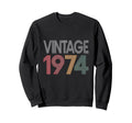 1974 Seventies Sweatshirt - Graphic Print Men Women - T-Shirt, Sweatshirt, Hoodie