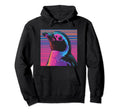 Penguin Vaporwave Aesthetic Synthwave 80S Hoodie - Unique Graphic Unisex - T-Shirt, Sweatshirt, Hoodie