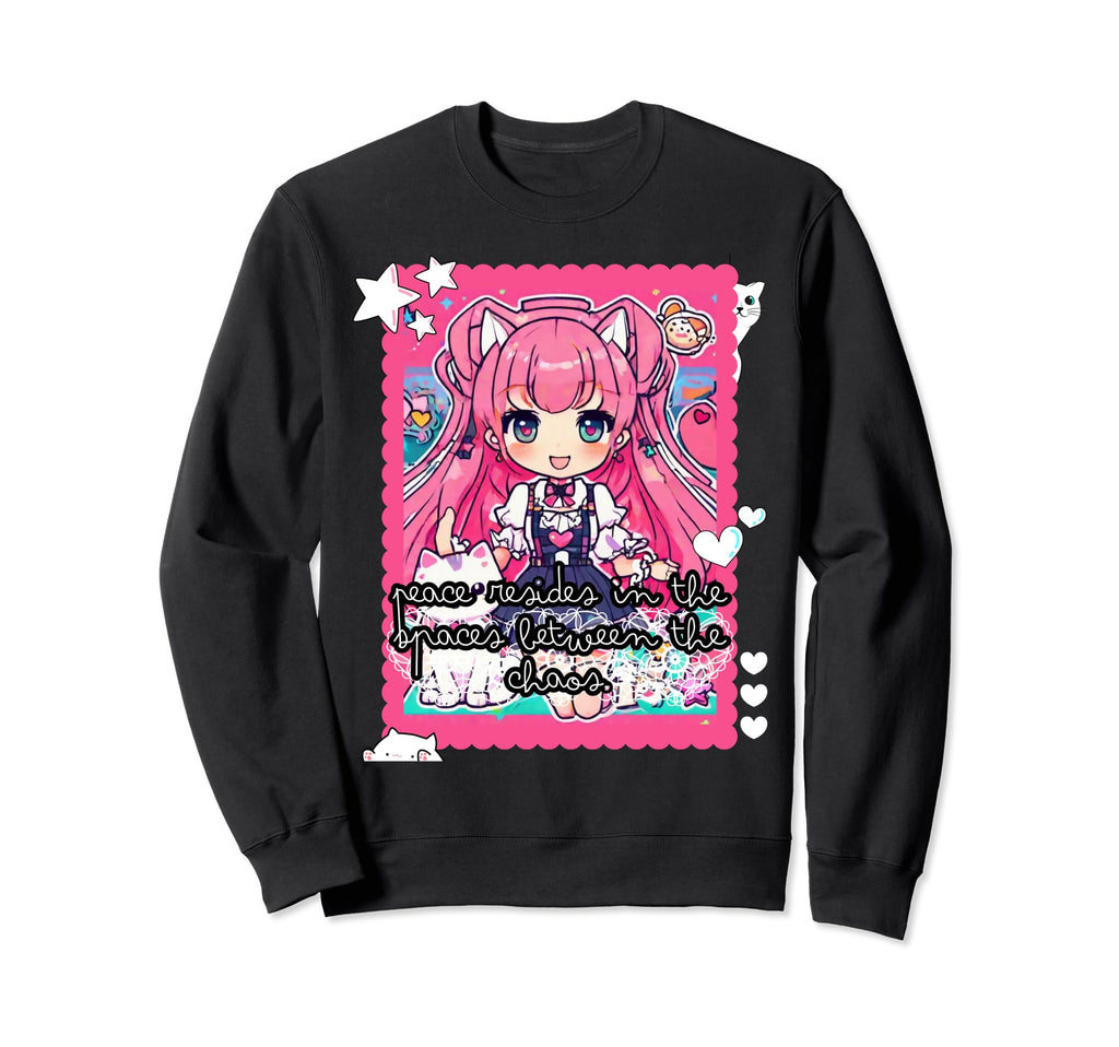 Kawaii Rebellion Strong Mind Anime Sweatshirt - Streetwear Style Men Women - T-Shirt, Sweatshirt, Hoodie