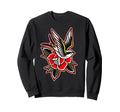 Sparrow X Rose Traditional Tattoo Sweatshirt - Trendy Graphic for Adults - T-Shirt, Sweatshirt, Hoodie