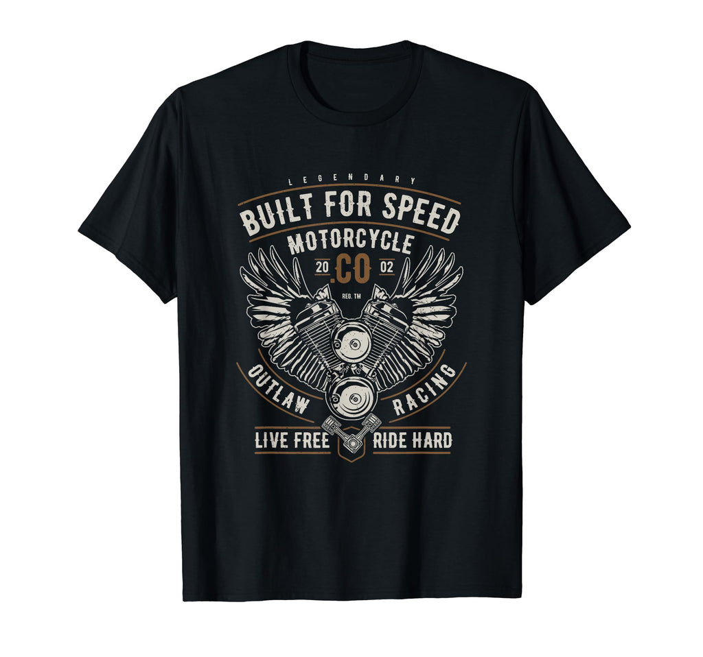 Bikers Racing Motorcycle Biker Biking T-Shirt - Trendy Graphic Unisex - T-Shirt, Sweatshirt, Hoodie