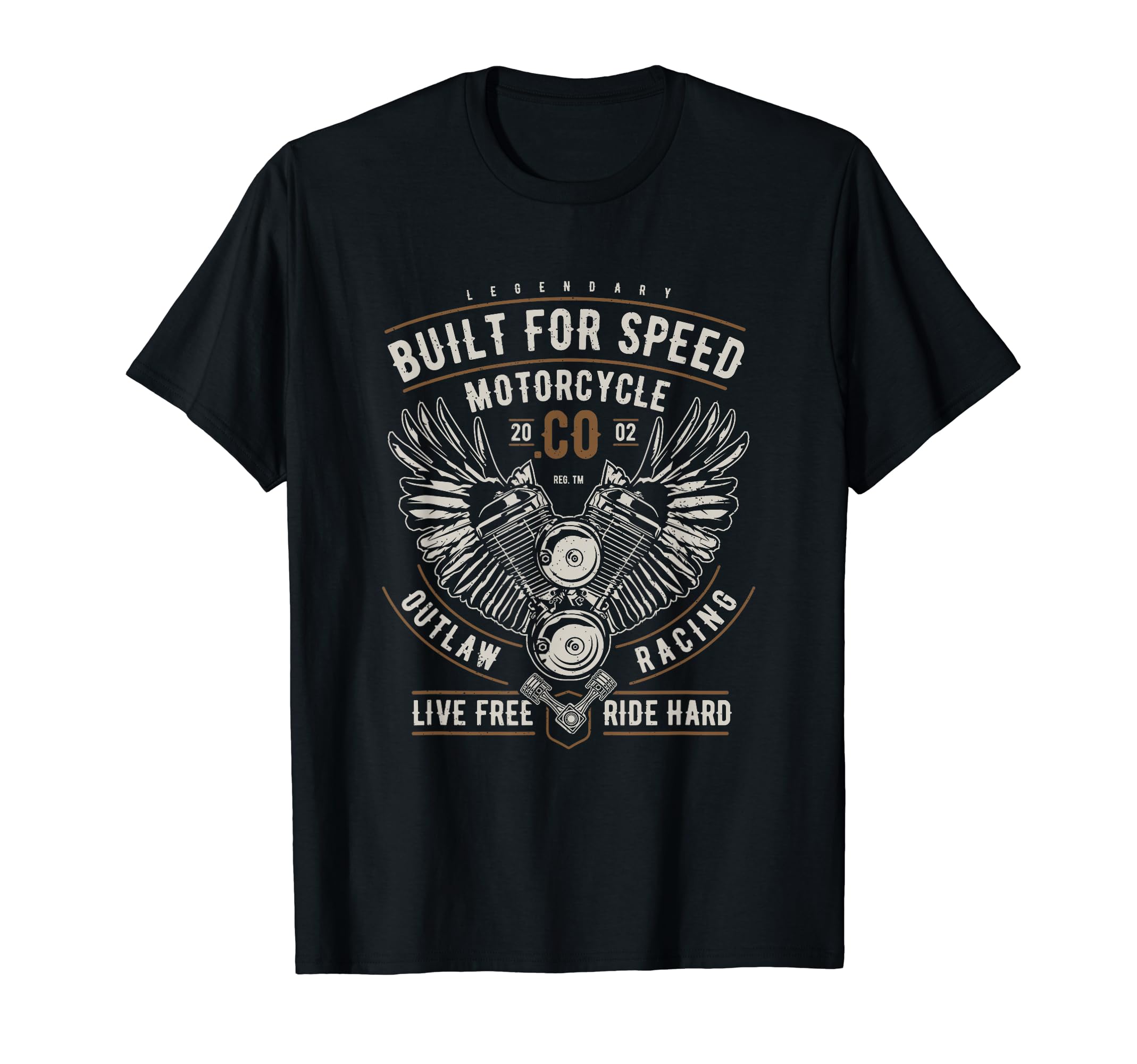 Bikers Racing Motorcycle Biker Biking T-Shirt - Trendy Graphic Unisex - T-Shirt, Sweatshirt, Hoodie