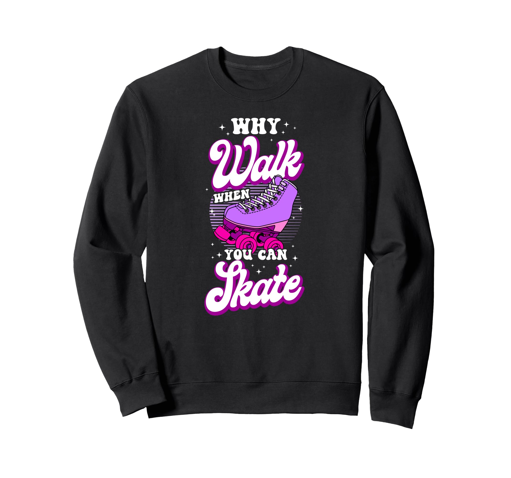 Roller Skating Skate 1970S Sweatshirt - Novelty Apparel for Adults - T-Shirt, Sweatshirt, Hoodie