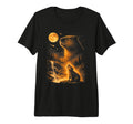 Capybara Howling Moon Meme 90S T-Shirt - Aesthetic Graphic Men Women - T-Shirt, Sweatshirt, Hoodie