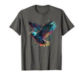 Synthwave Flying Eagle Vaporwave T-Shirt - Casual Everyday Wear for Adults - T-Shirt, Sweatshirt, Hoodie