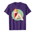 Pin Up American Art Nostalgia T-Shirt - Minimalist Print Men Women - T-Shirt, Sweatshirt, Hoodie