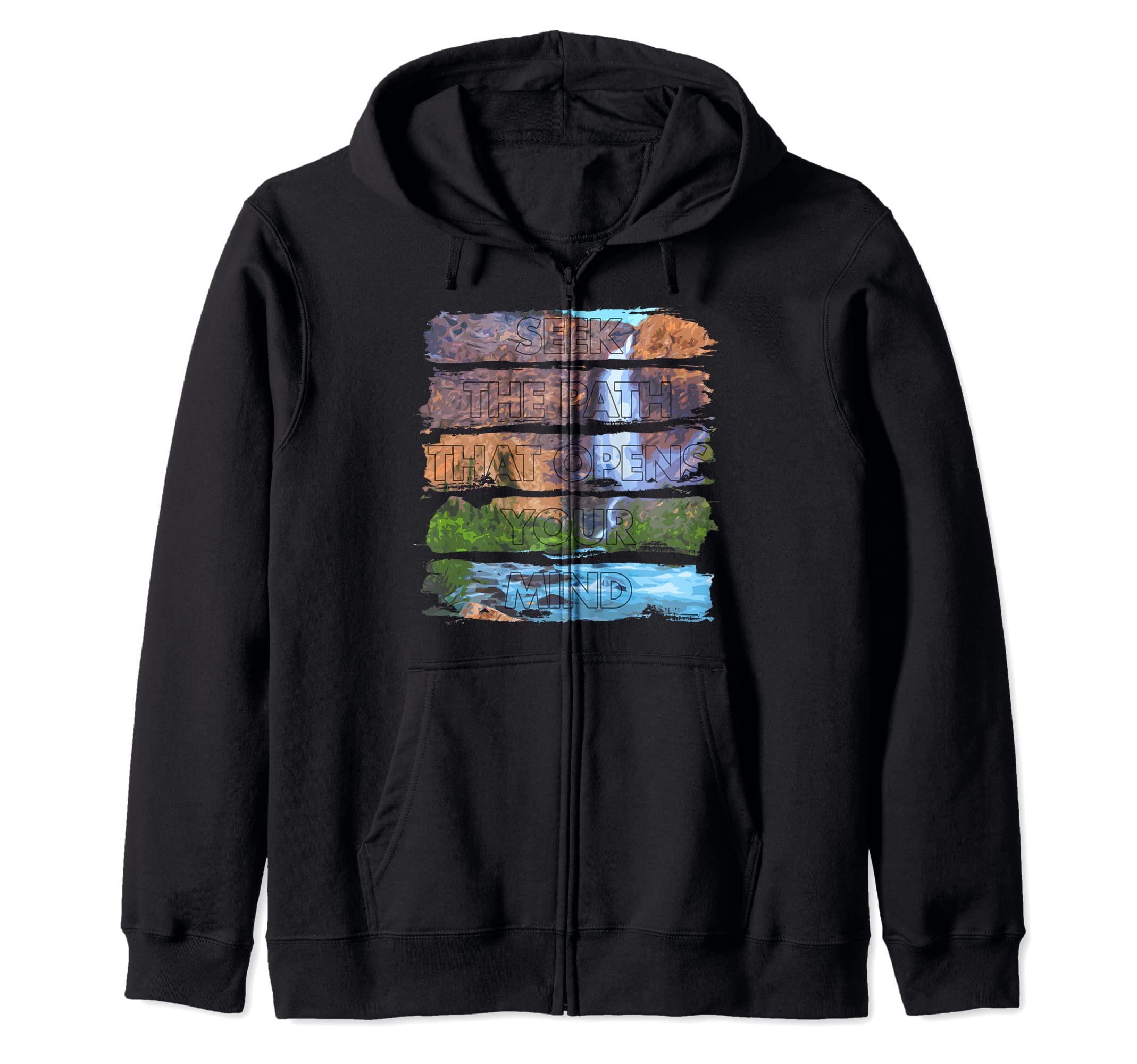 Mindfulness Motivation Inspiration Yoga Hoodie - Novelty Apparel Unisex - T-Shirt, Sweatshirt, Hoodie