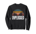 Unplugged Camping Sunset Forest Sweatshirt - Novelty Apparel for Adults - T-Shirt, Sweatshirt, Hoodie