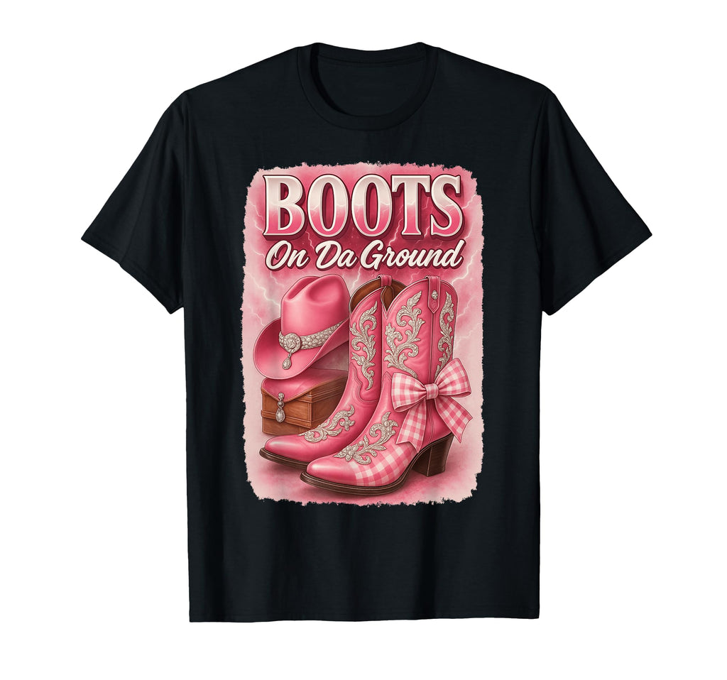 Western Cowgirl Cowboy Linedance Boots Da T-Shirt - Novelty Apparel Unisex - T-Shirt, Sweatshirt, Hoodie