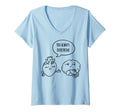 Womens Overthinker Cartoon V Neck T-Shirt - Streetwear Style Unisex - T-Shirt, Sweatshirt, Hoodie