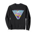 Snowboarding Triangle Sweatshirt - Casual Everyday Wear for Adults - T-Shirt, Sweatshirt, Hoodie