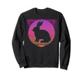 Rabbit Bunny Vaporwave 80S 90S Sweatshirt - Trendy Graphic for Adults - T-Shirt, Sweatshirt, Hoodie