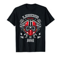 Biker Born June Motorcycle Birthday T-Shirt - Unique Graphic Unisex - T-Shirt, Sweatshirt, Hoodie