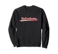 Rollerblading Varsity Distressed Sweatshirt - Custom Art Print for Adults - T-Shirt, Sweatshirt, Hoodie