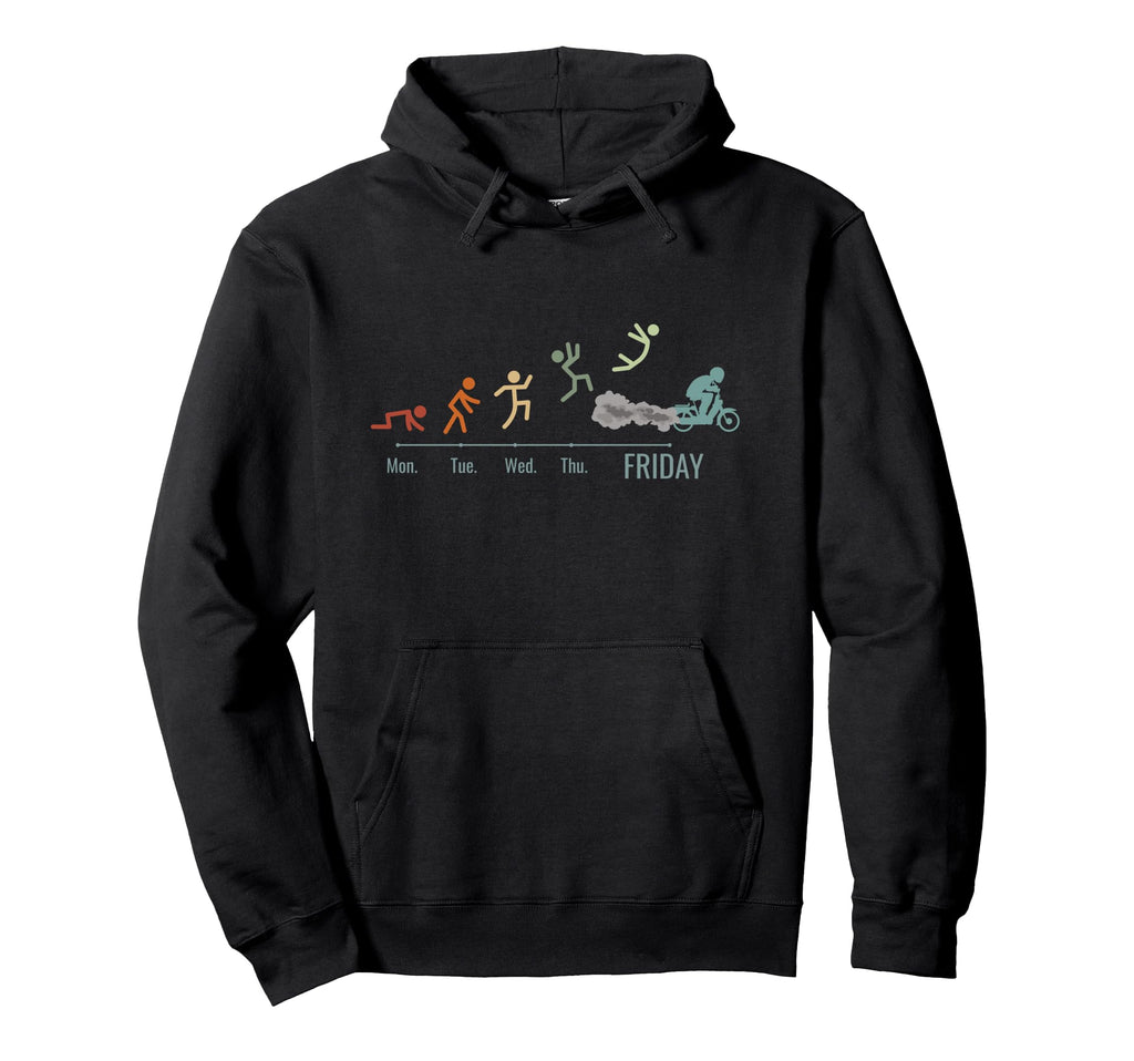 Moped Bike Mofas Moped Weekend Hoodie - Casual Everyday Wear for Adults - T-Shirt, Sweatshirt, Hoodie