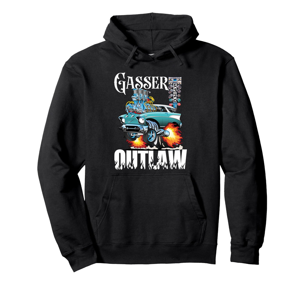Gasser Outlaw Class Drag Racing Race Car Hoodie - Novelty Apparel Men Women - T-Shirt, Sweatshirt, Hoodie