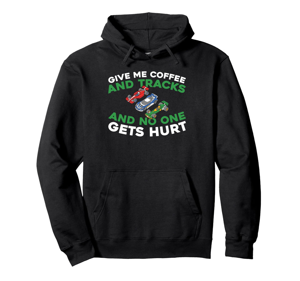 Slot Cars Track Hobby Miniature Hoodie - Fun Novelty Design for Adults - T-Shirt, Sweatshirt, Hoodie