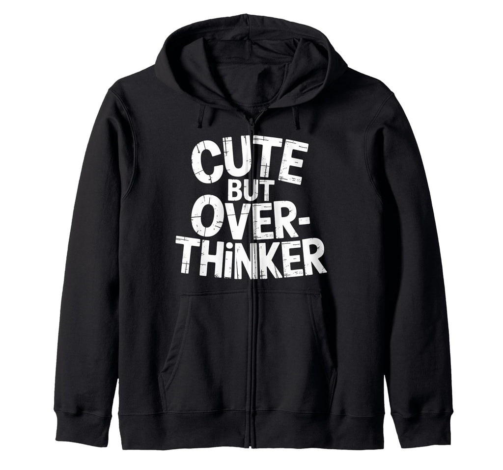 Overthinking Mind Self Awareness Hoodie - Aesthetic Graphic Men Women - T-Shirt, Sweatshirt, Hoodie
