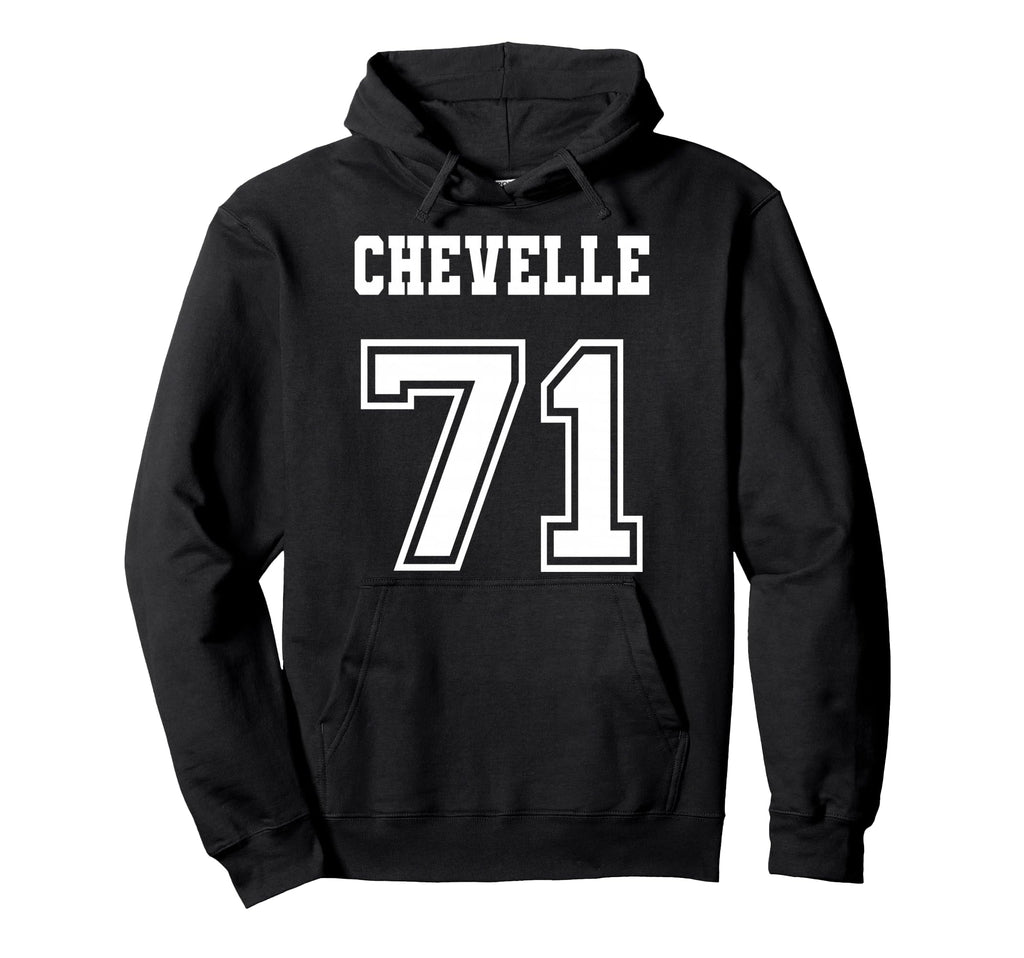 Jersey Chevelle 71 1971 Old School Muscle Hoodie - Graphic Print Men Women - T-Shirt, Sweatshirt, Hoodie