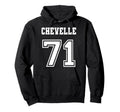 Jersey Chevelle 71 1971 Old School Muscle Hoodie - Graphic Print Men Women - T-Shirt, Sweatshirt, Hoodie