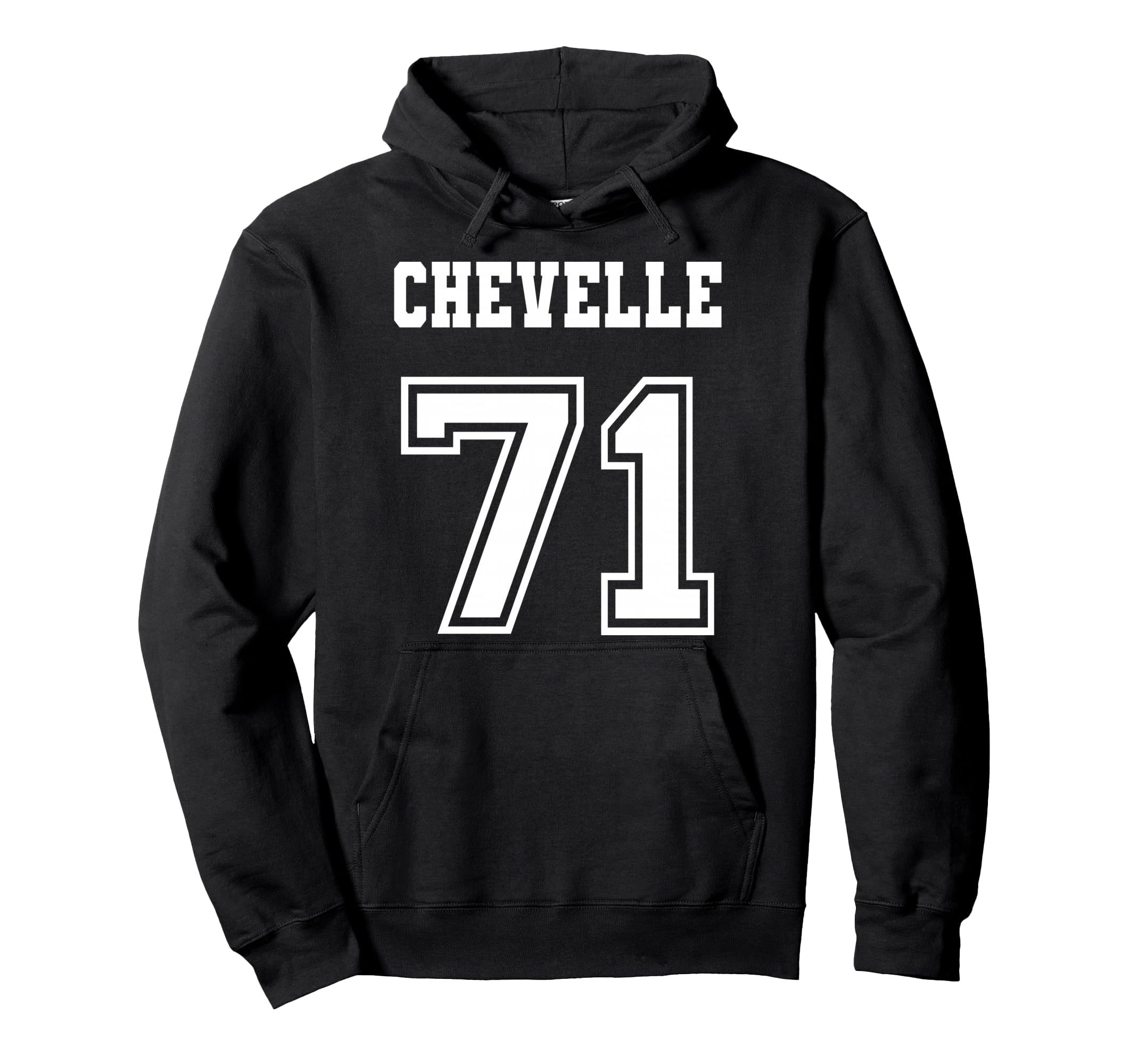 Jersey Chevelle 71 1971 Old School Muscle Hoodie - Graphic Print Men Women - T-Shirt, Sweatshirt, Hoodie