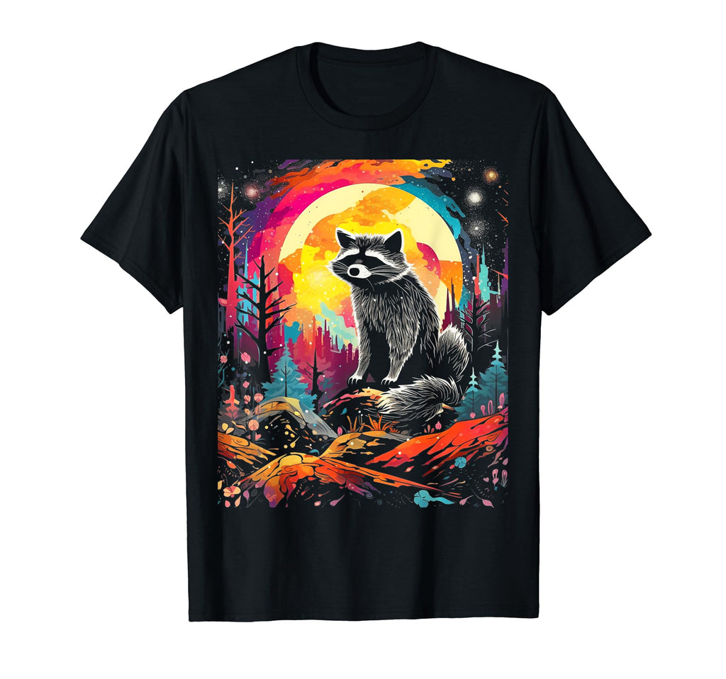 1970S Racoon 7 T-Shirt - Aesthetic Graphic Men Women - T-Shirt, Sweatshirt, Hoodie