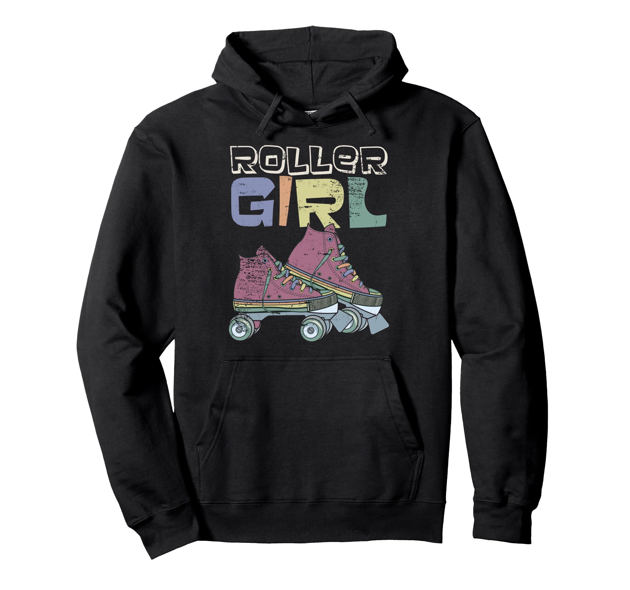 Fun Roller Roller Derby Roller Skates Hoodie - Custom Art Print Men Women - T-Shirt, Sweatshirt, Hoodie