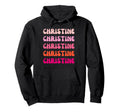 Christine Stack Hoodie - Fun Novelty Design for Adults - T-Shirt, Sweatshirt, Hoodie