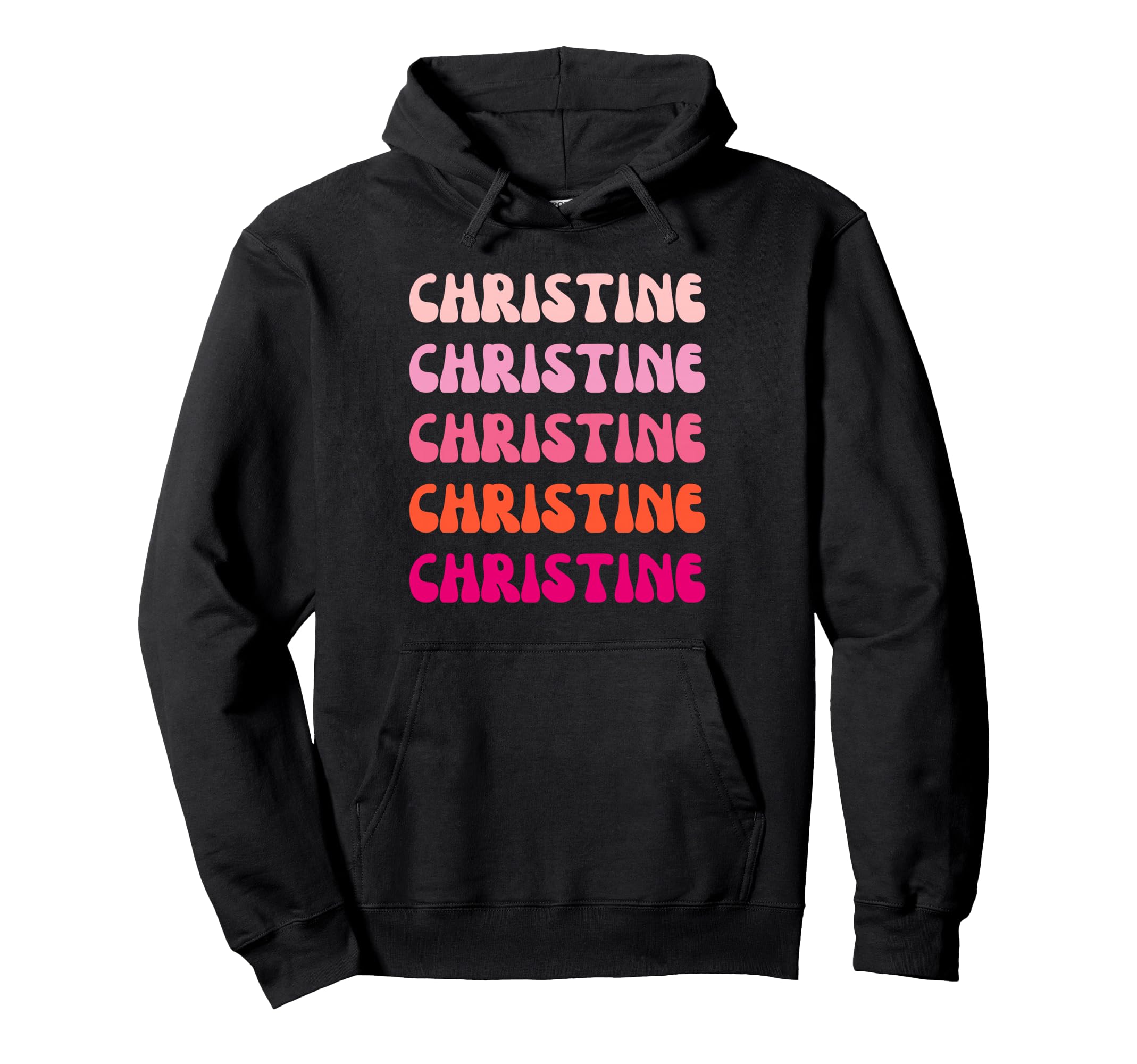 Christine Stack Hoodie - Fun Novelty Design for Adults - T-Shirt, Sweatshirt, Hoodie