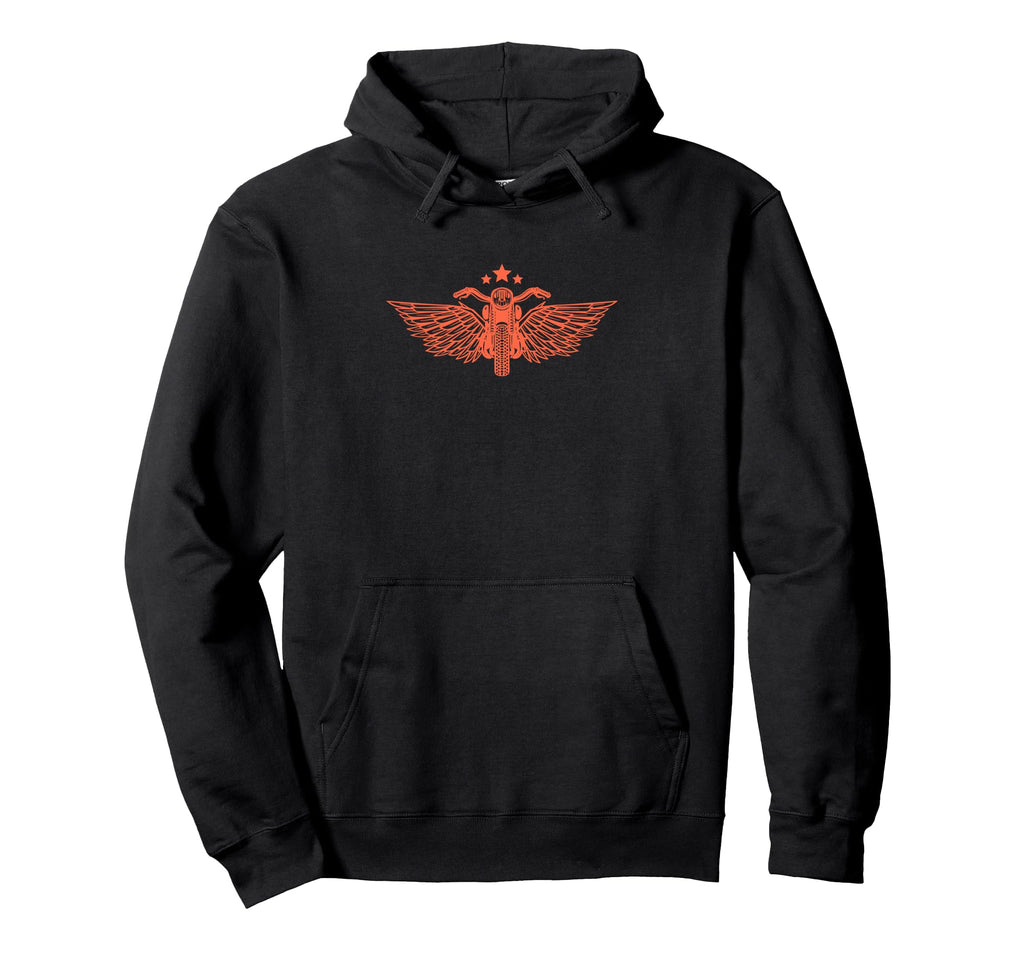 Biker Cruiser Motorcycle Gang Rider Hoodie - Fun Novelty Design for Adults - T-Shirt, Sweatshirt, Hoodie