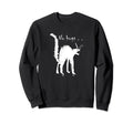 Hissing Cat Anti No Hugs Sweatshirt - Streetwear Style for Adults - T-Shirt, Sweatshirt, Hoodie