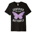 Certified Anti Social Butterfly Art T-Shirt - Graphic Print Men Women - T-Shirt, Sweatshirt, Hoodie